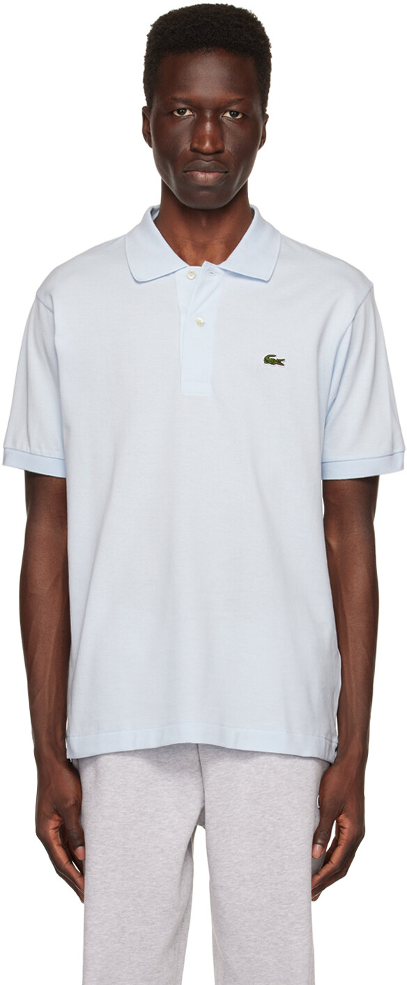

Синее классическое поло Lacoste, Синий
