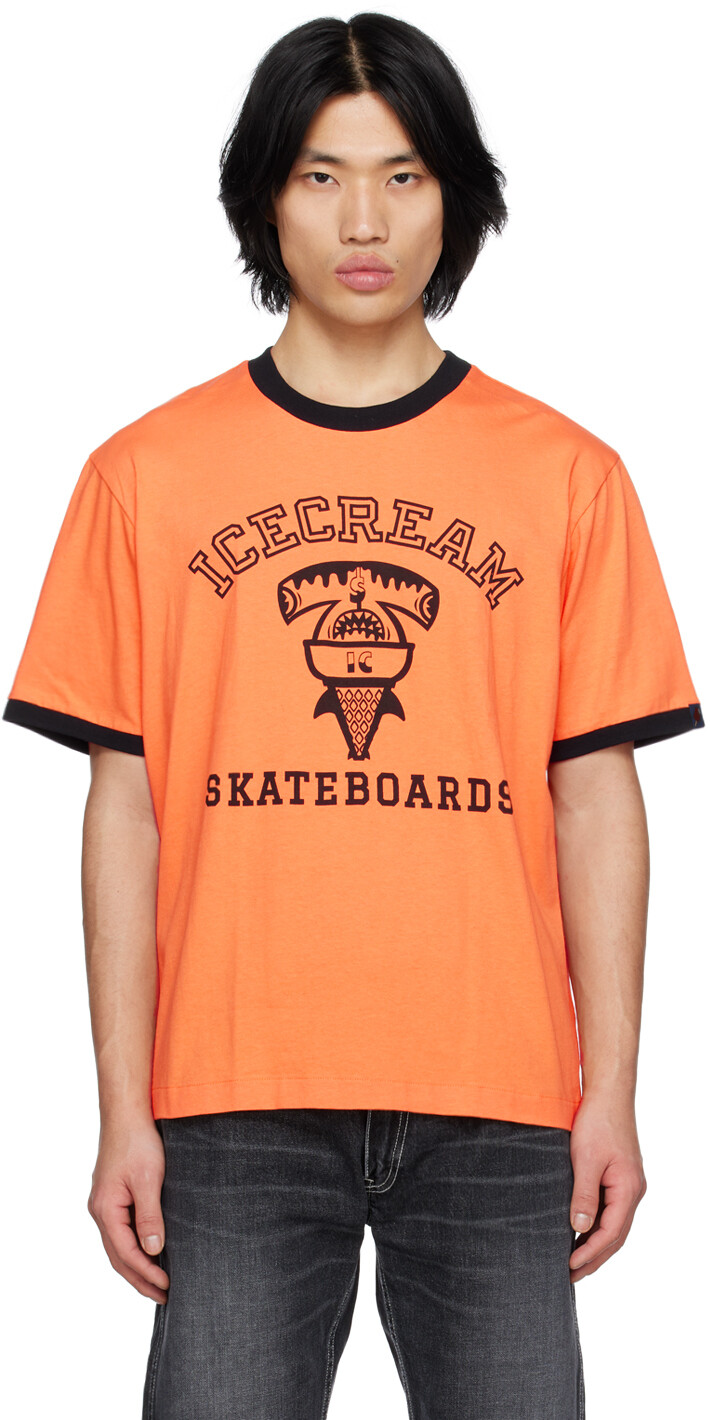 

Оранжевая футболка IC Sharks Ringer ICECREAM