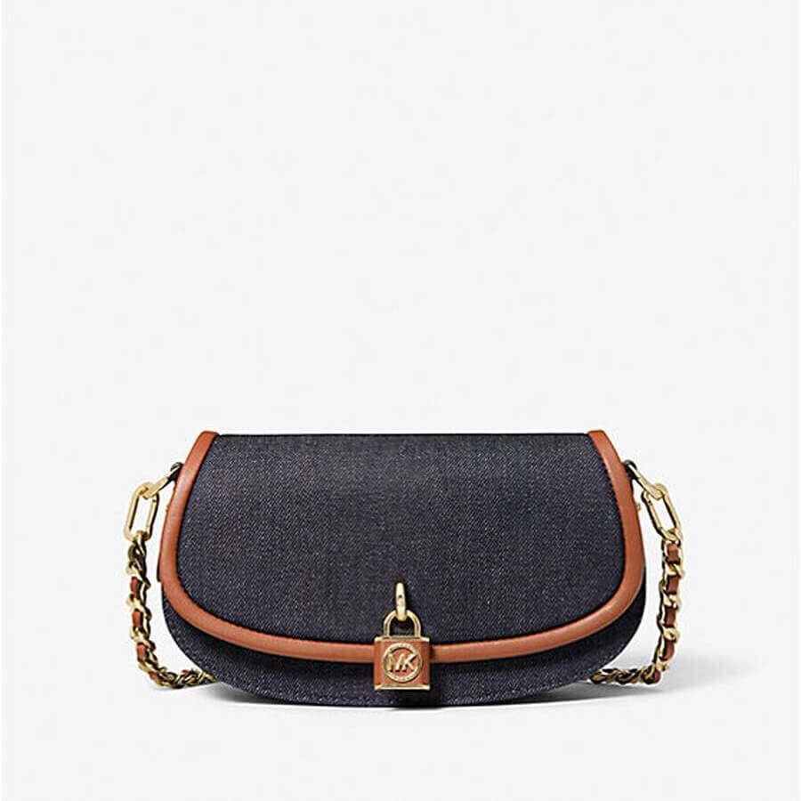 

Сумка Michael Michael Kors Mila Small Denim Shoulder, темно-синий