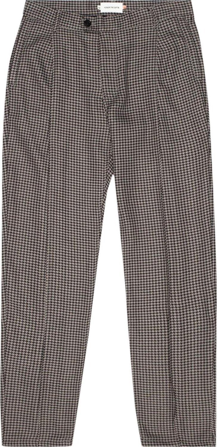 

Брюки Honor The Gift Houndstooth Pant 'Bronze', черный