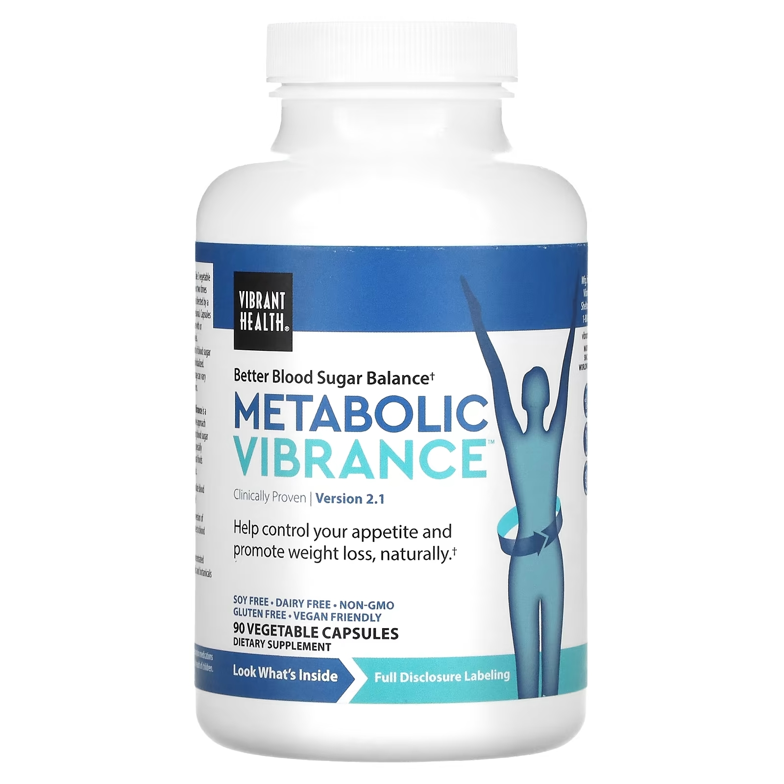Пищевая Добавка Vibrant Health Metabolic Vibrance, 90 капсул vibrant health ut vibrance 50 растительных таблеток