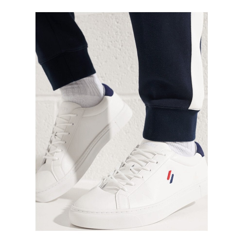 

Кроссовки Superdry Vegan Court Tennis, white supermarine navy