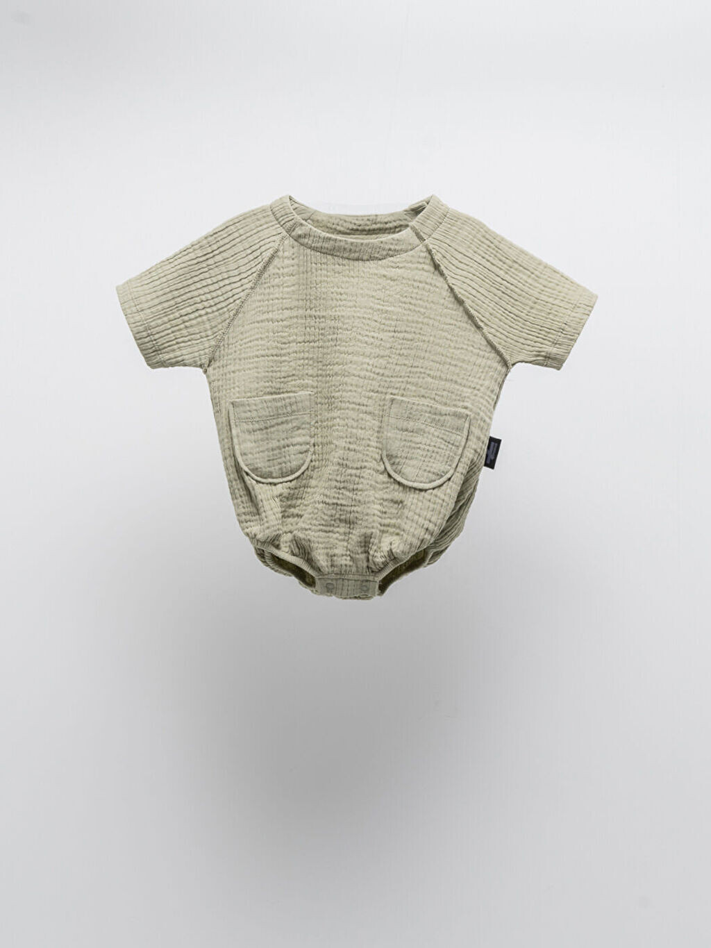 

Боди на кнопках Baby Snap с круглым вырезом и короткими рукавами Moi Noi Moi Noi