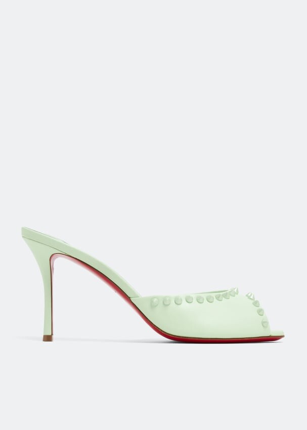 

Мюли CHRISTIAN LOUBOUTIN Me Dolly Spike 85 mules, зеленый