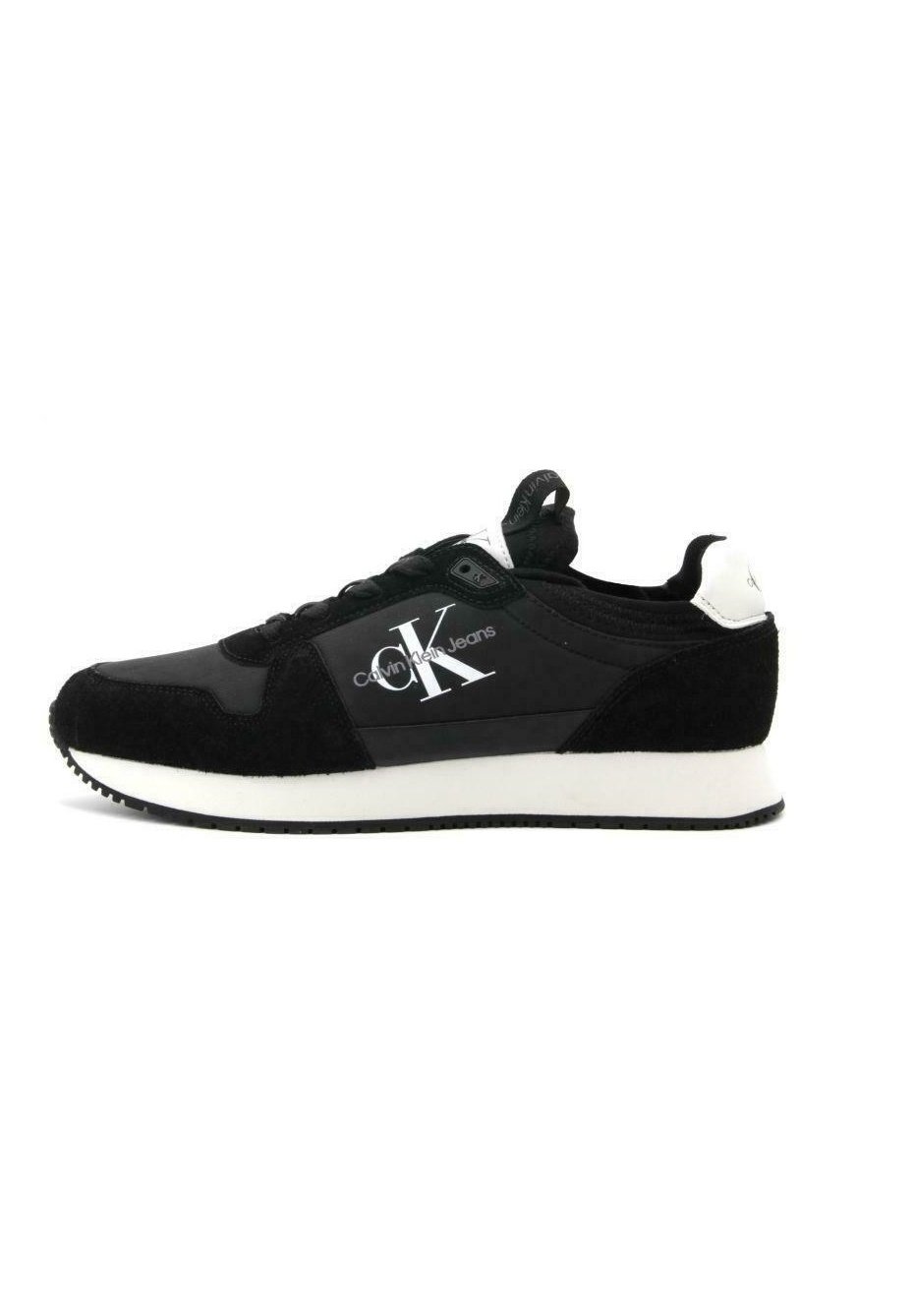 Низкие кроссовки RUNNER SOCK LACEUP Calvin Klein, черный кроссовки calvin klein jeans runner sock laceup черный