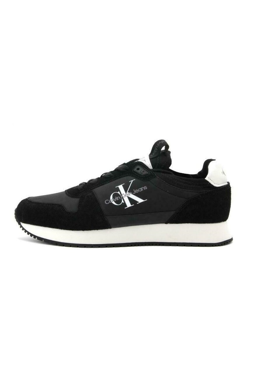 Низкие кроссовки RUNNER SOCK LACEUP Calvin Klein, черный низкие кроссовки calvin klein low jeans runner sock laceup черный