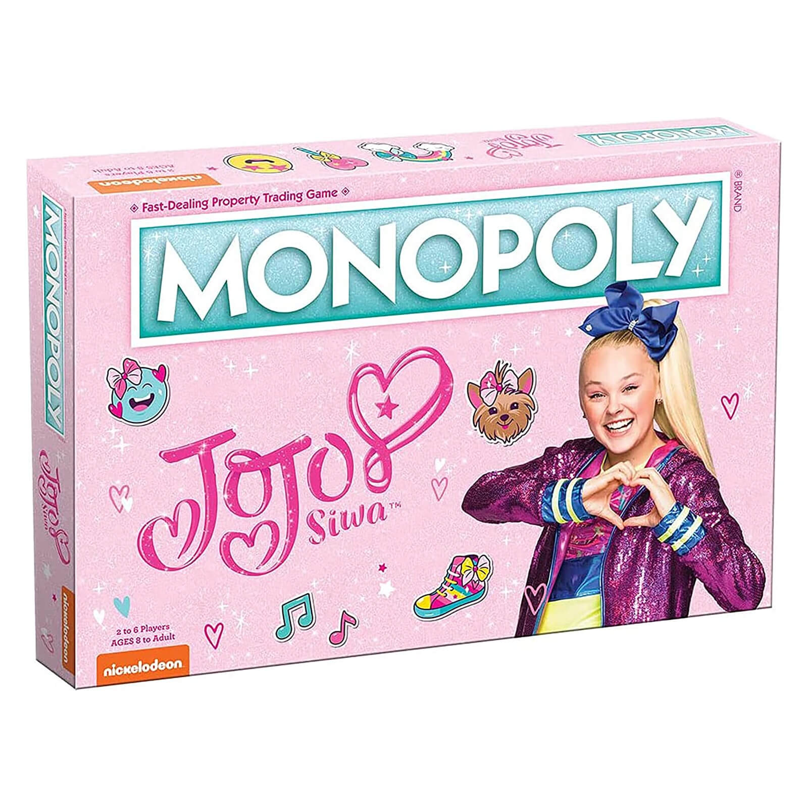 цена Настольная игра USAopoly Monopoly: JoJo Siwa Edition