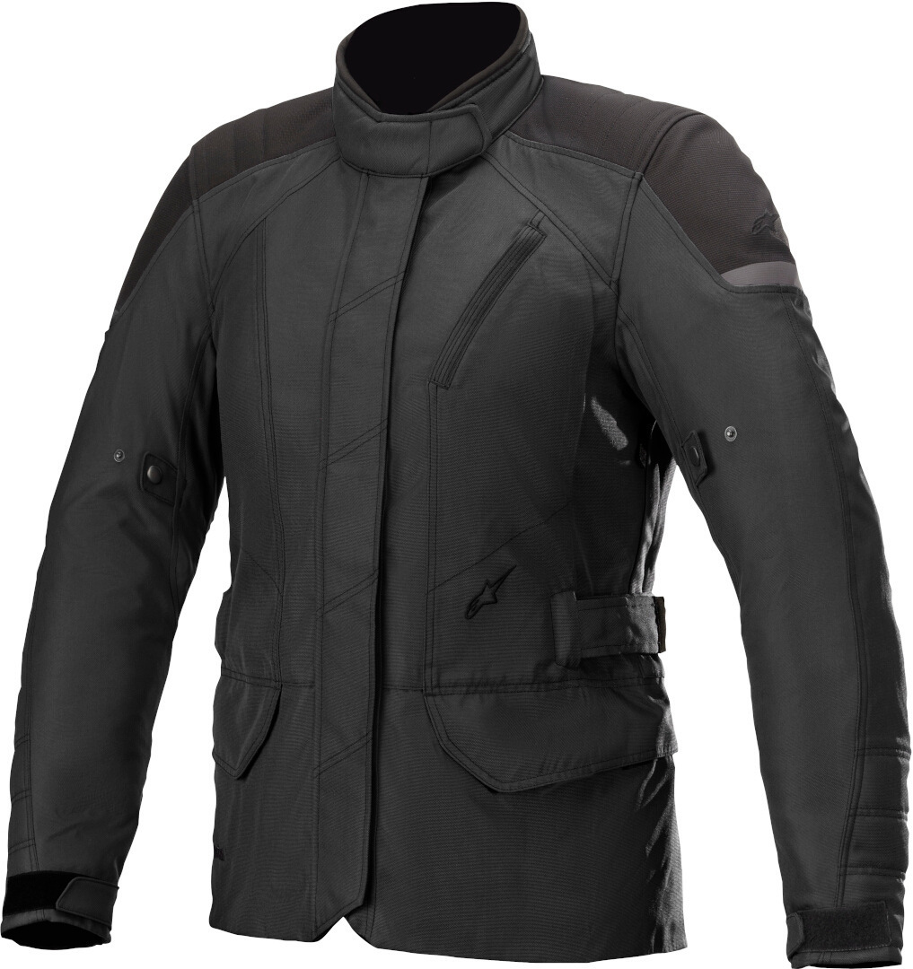 Женская мотоциклетная текстильная куртка Alpinestars Stella Gravity Drystar, черный/черный