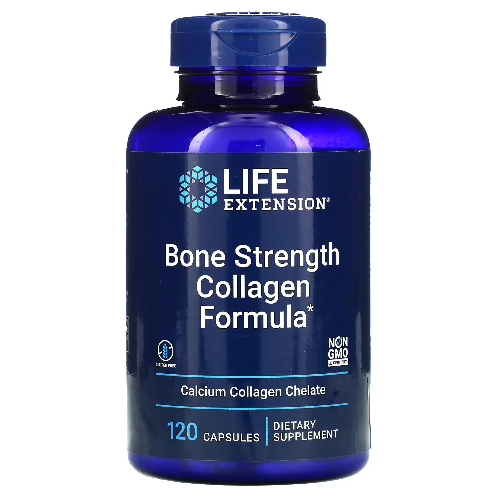 Life Extension, Bone Strength, добавка с коллагеном для укрепления костей, 120 капсул life extension bone restore восстановление костей 120 капсул