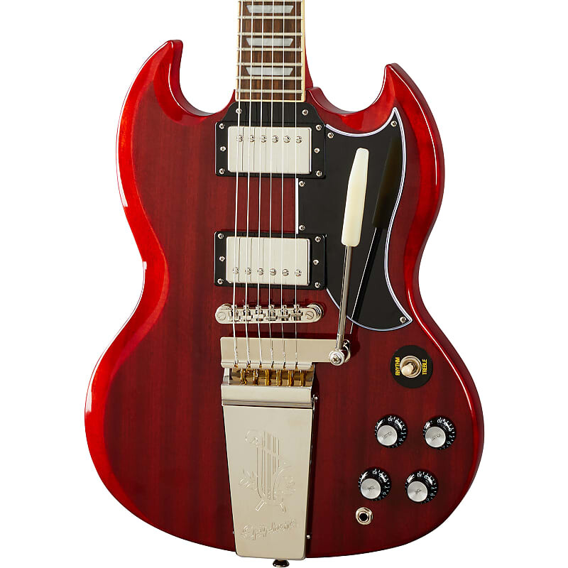 

Электрогитара Epiphone SG Standard 60s Maestro Vibrola, винтажная вишня EISS61MVCNH1