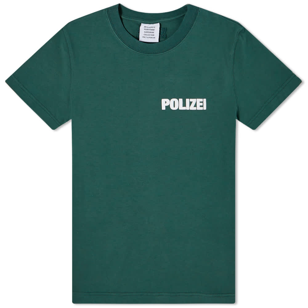 

Толстовка VETEMENTS Polizei Fitted Tee