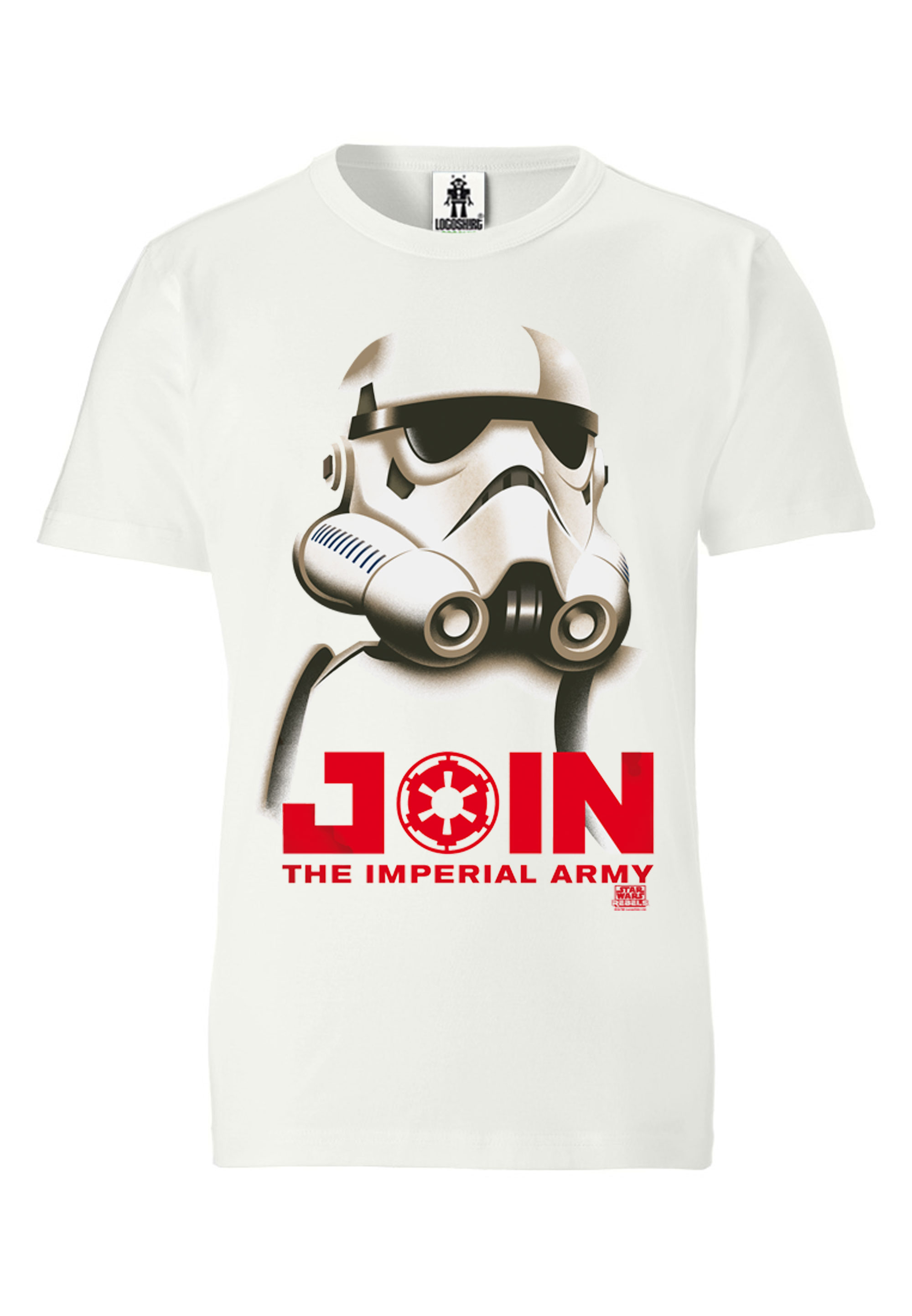Футболка Logoshirt Star Wars Stormtrooper, цвет altweiss