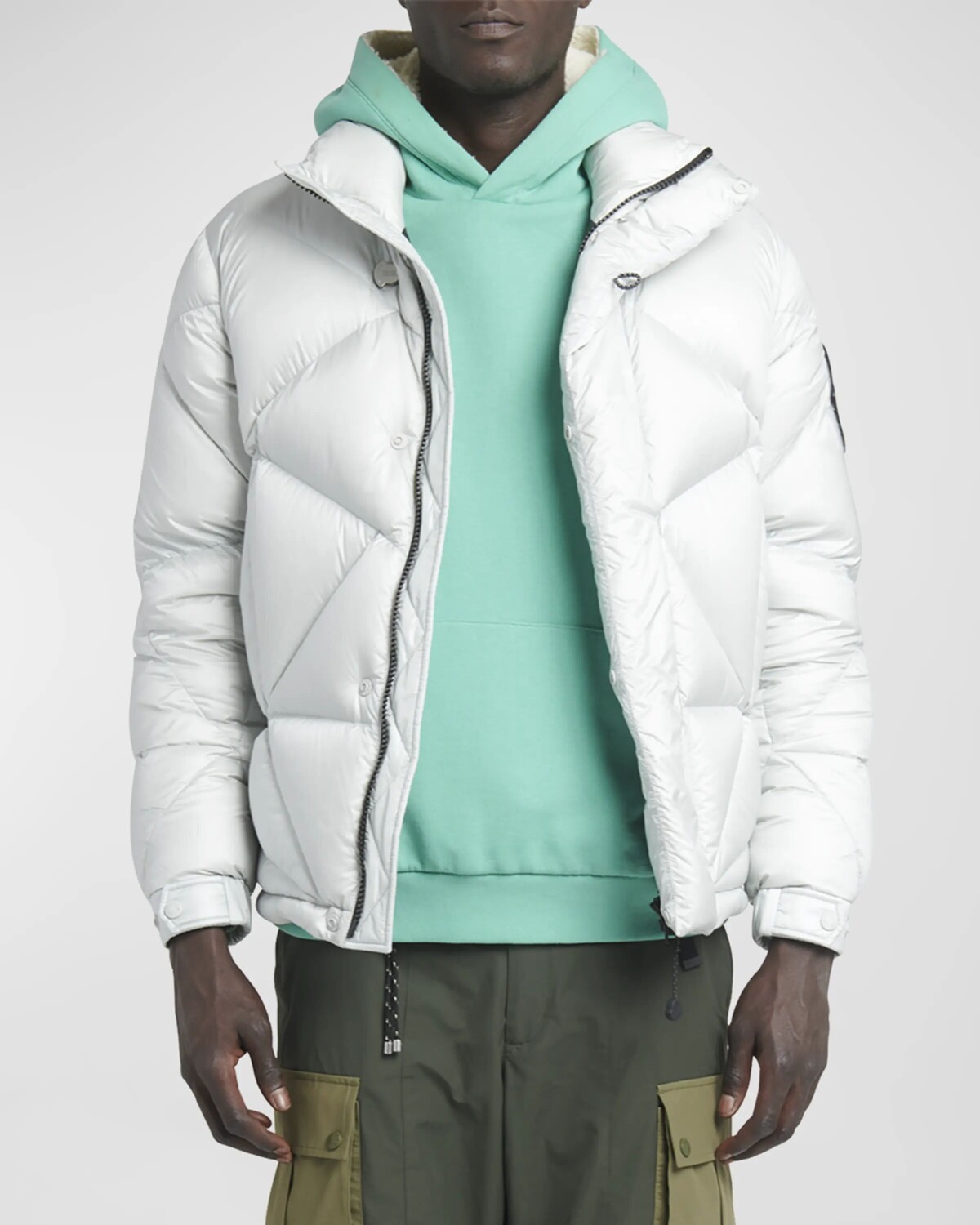 

Мужская дубовая куртка-пуховик Moncler x Pharrell Williams Moncler Genius, цвет Grey