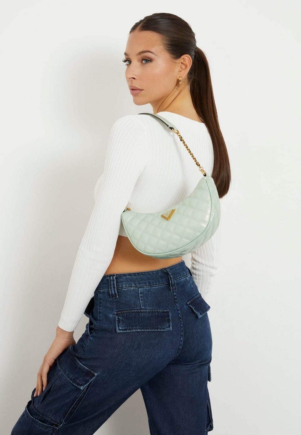 

Сумочка GIULLY IRISIEREND Guess, светло-зеленый
