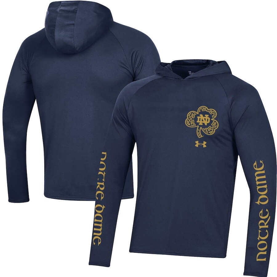 

Футболка с длинным рукавом Under Armour Notre Dame Fighting Irish, нави