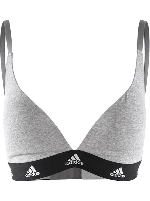 

Бюстгальтер без косточек с мягкой подкладкой Adidas Sportswear, серый