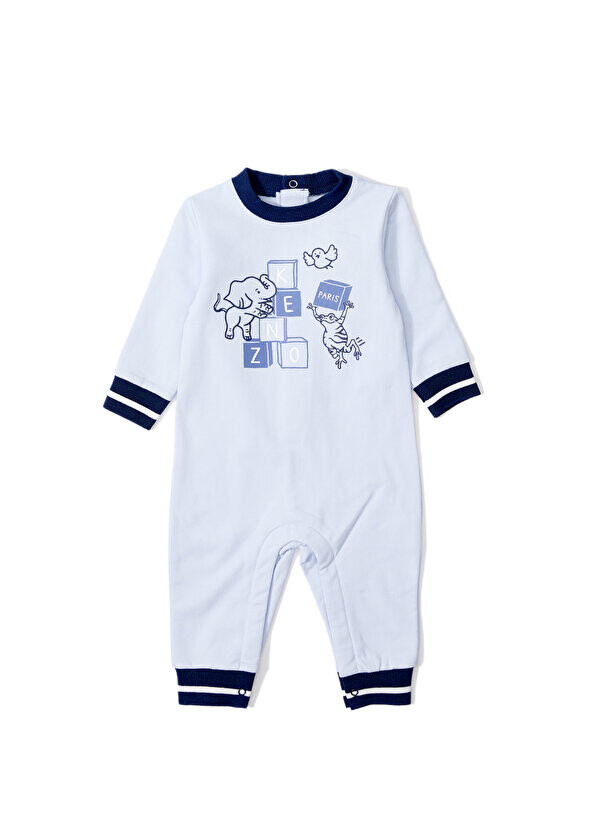 

Синий комбинезон для мальчика с логотипом Kenzo
