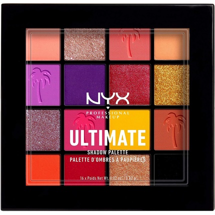 Палитра теней Ultimate Festive, 0,1 жидкая унция, Nyx Professional Makeup