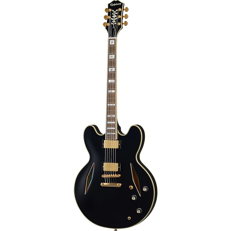 

Электрогитара Epiphone Emily Wolfe Original Sheraton Stealth - Black Aged Gloss