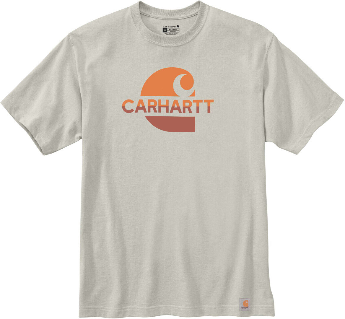 

Футболка Carhartt Relaxed Fit Heavyweight C Graphic, бежевый