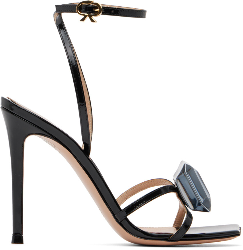 

Черные босоножки на каблуке Jaipur Gianvito Rossi