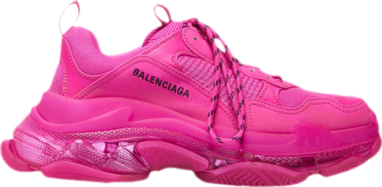 Balenciaga Triple S Sneaker Clear Sole Pink