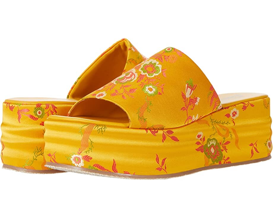 

Туфли на каблуках Harbor Brocade Platform Free People, куркума