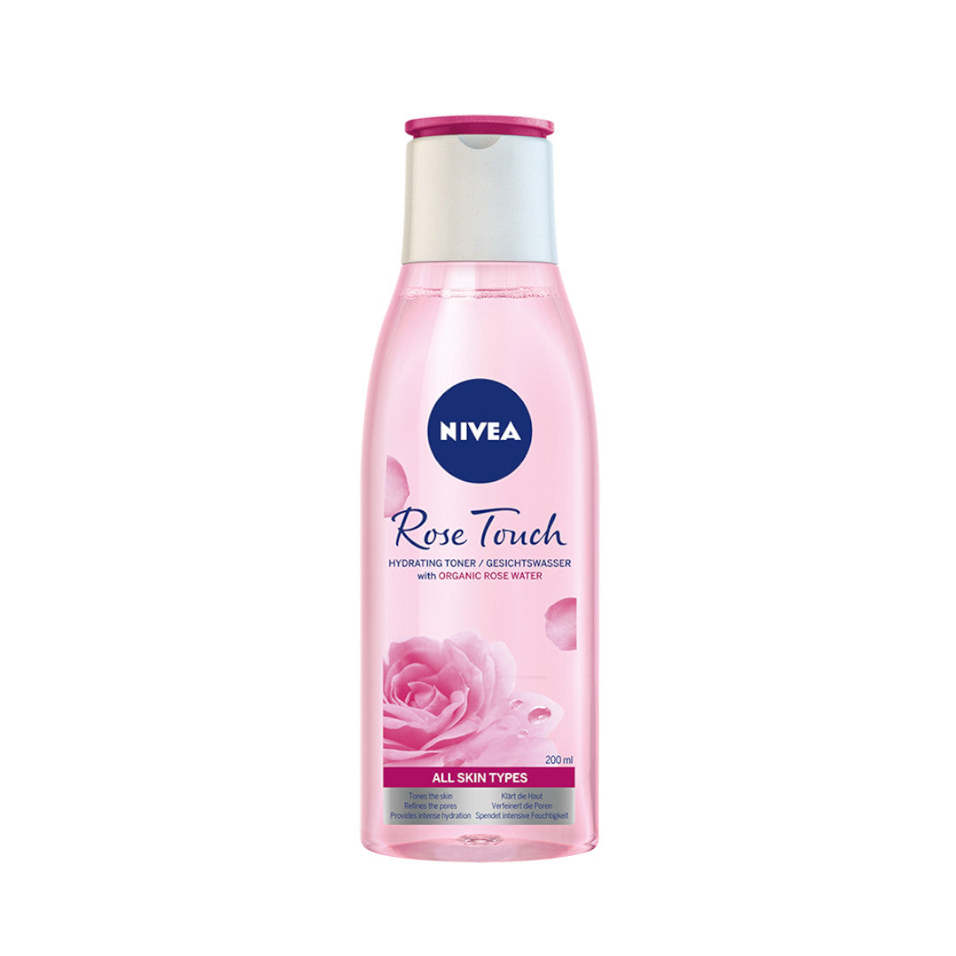 Nivea Rose Touch увлажняющий тоник с органической розовой водой 200мл