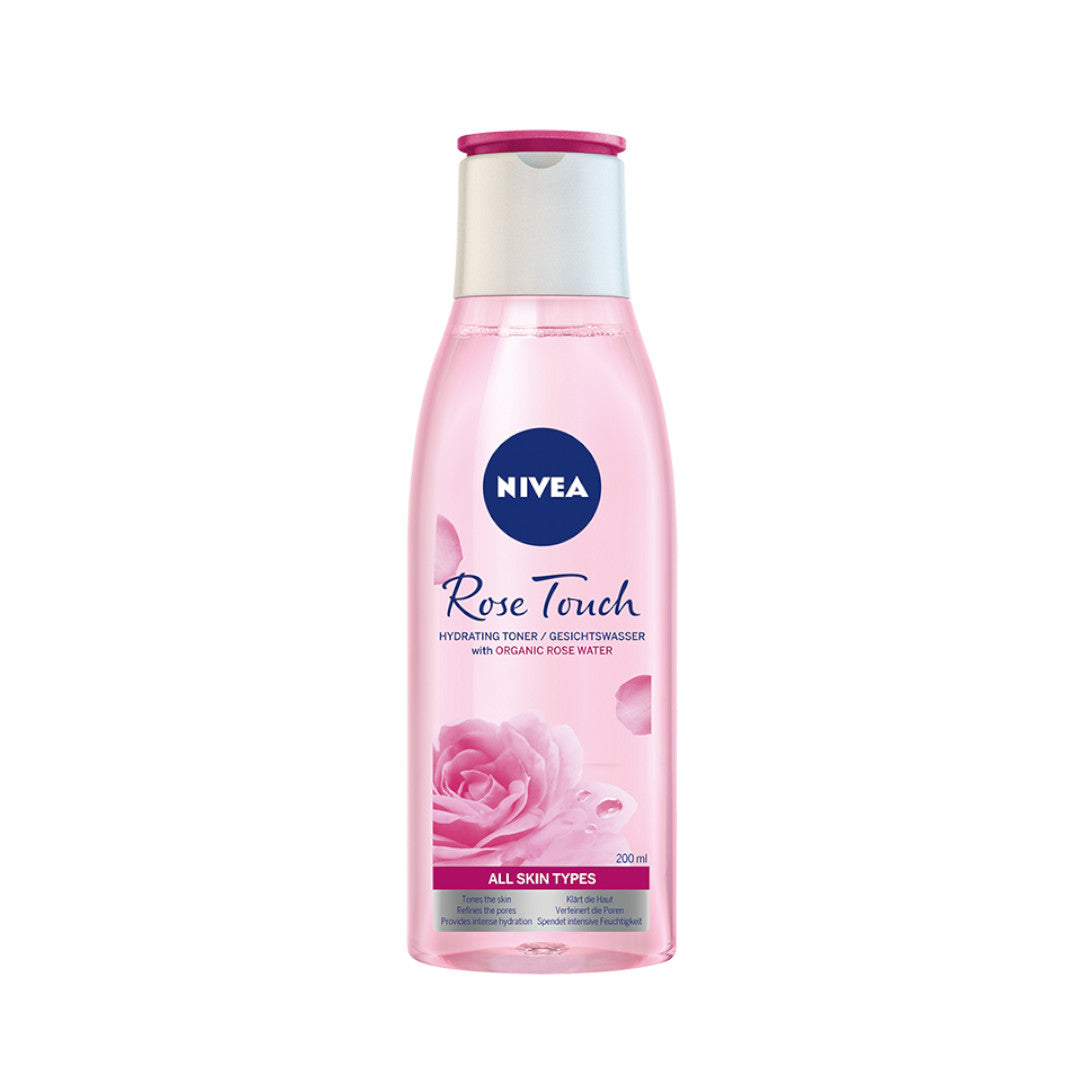 Rose touch. Nivea Organic Rose. Nivea тонер. Тонер для лица с розовой водой. Нивеа увлажняющий тоник для лица фото.