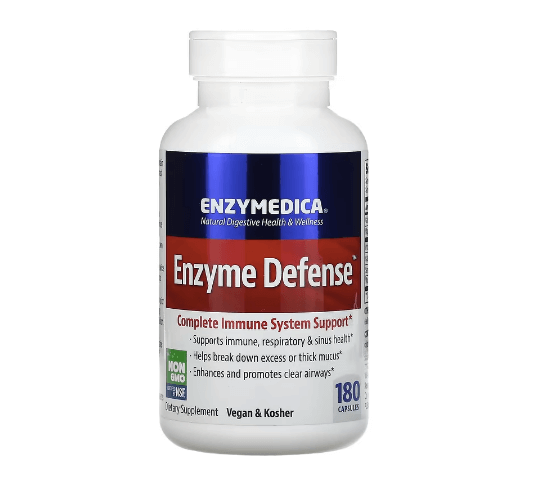 Ферменты Enzyme Defense 180 капсул Enzymedica ферменты enzyme nutrition multi vitamin для мужчин 120 капсул enzymedica