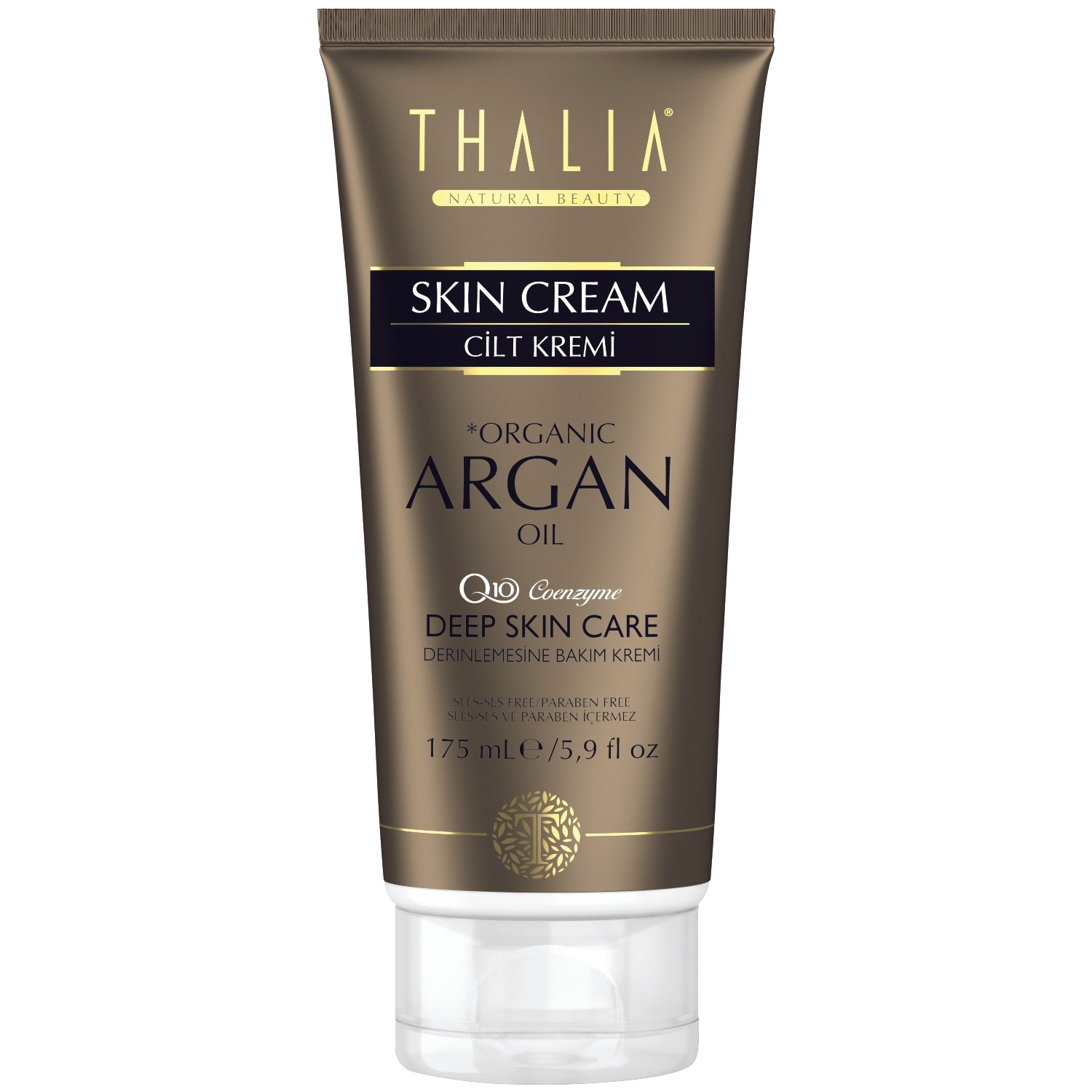 Крем для ухода за кожей Thalia Q10 с органическим аргановым маслом и коэнзимом, 175 мл органическое аргановое масло balen 50 мл