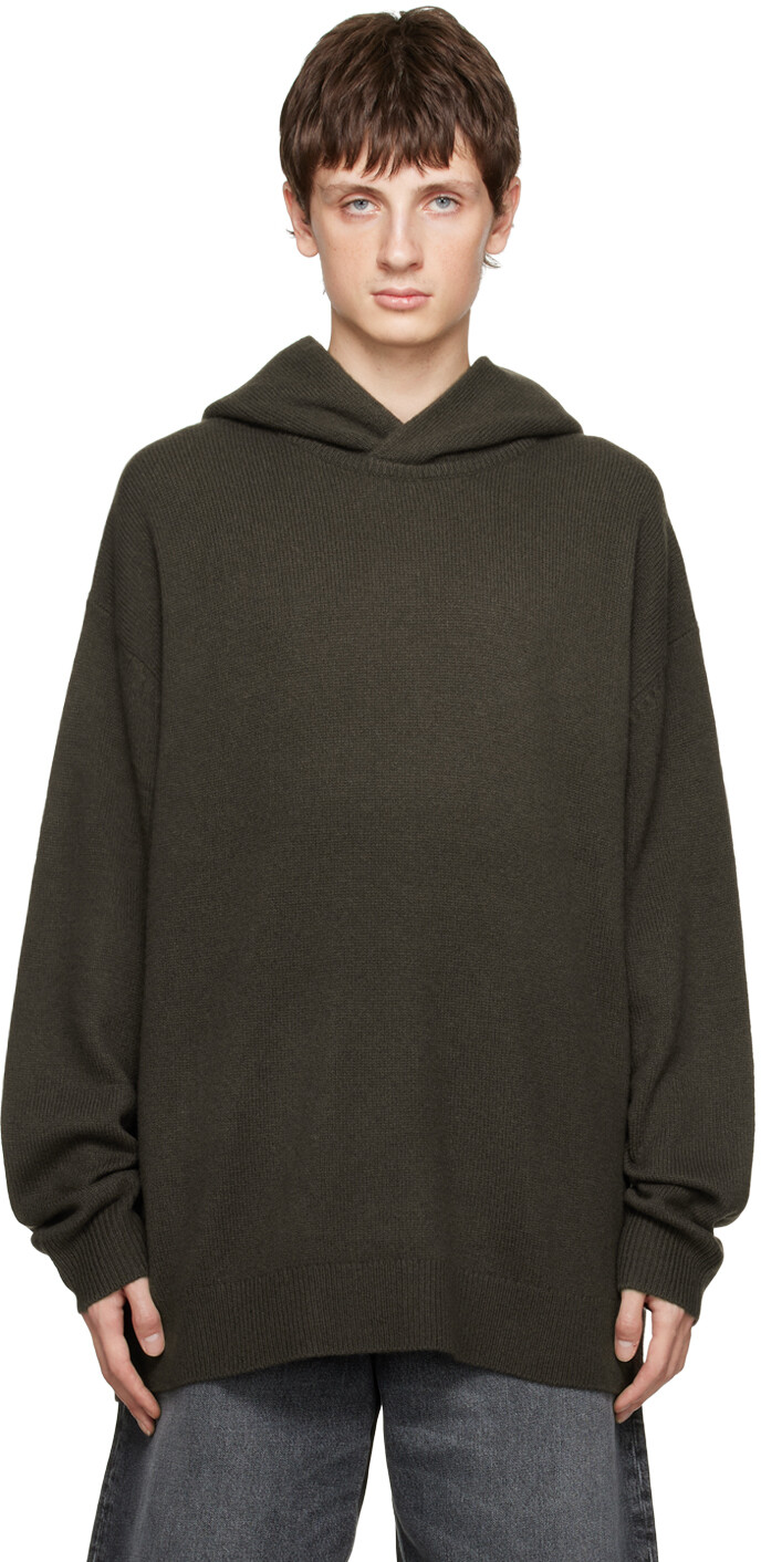 

Коричневый свитер с капюшоном Acne Studios