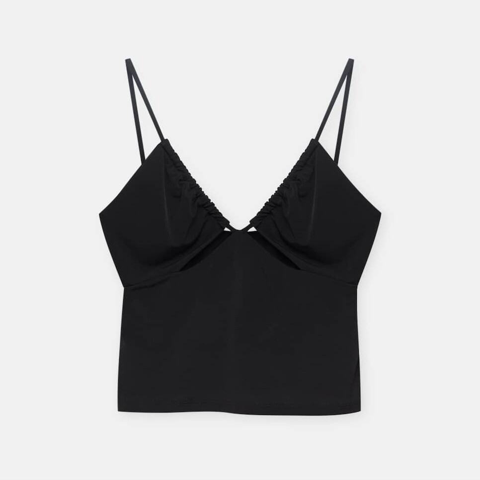 

Топ Pull&Bear Cut-out Strappy, черный