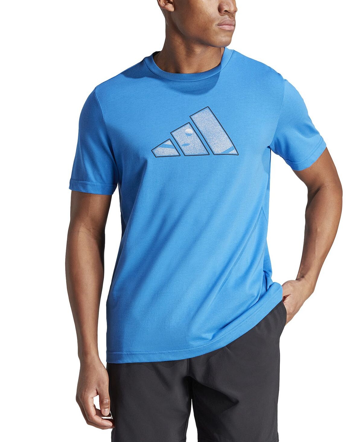 

Мужская футболка с графическим принтом и логотипом adidas