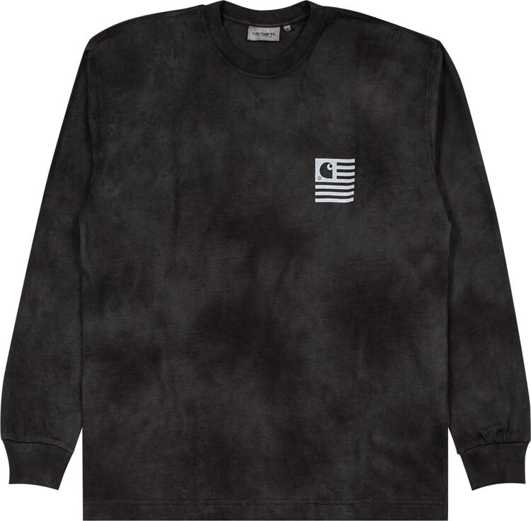 

Футболка Carhartt WIP Chromo Long-Sleeve T-Shirt 'Black', черный