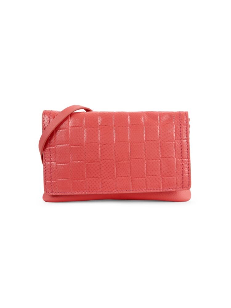 

Маленькая кожаная сумка через плечо Vince Camuto, цвет Light Pink