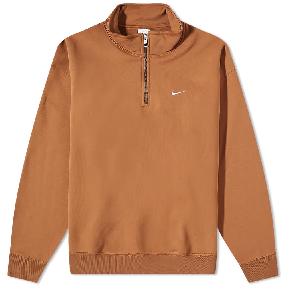 Толстовка Nike NRG Quarter Zip, коричневый купить за границей через  платформу CDEK.Shopping