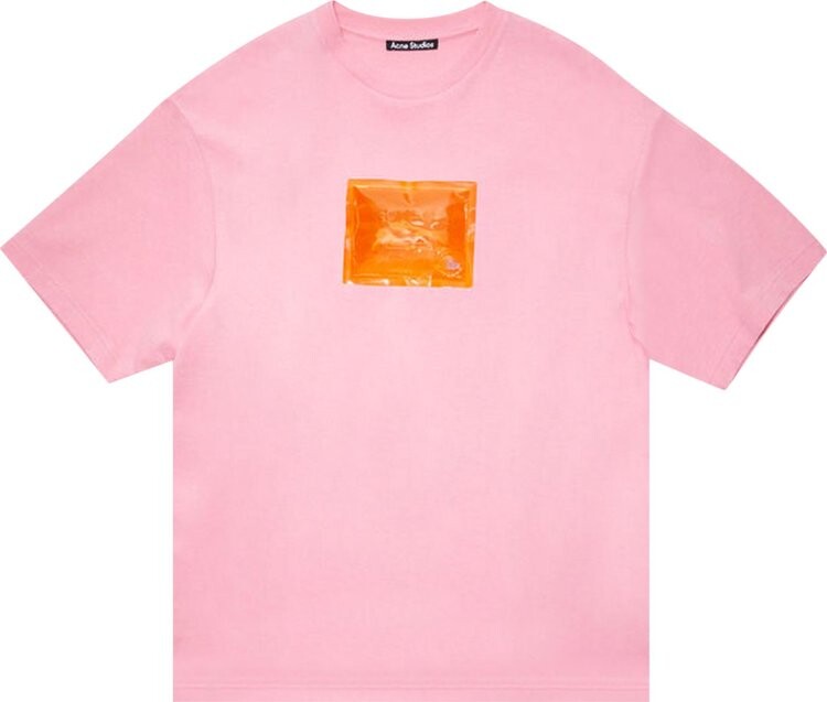 

Футболка Acne Studios Short-Sleeve T-Shirt 'Pink', розовый