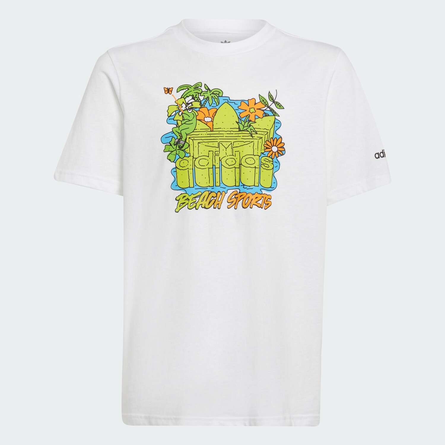 

Футболка Adidas Graphic Stoked Beach, белый