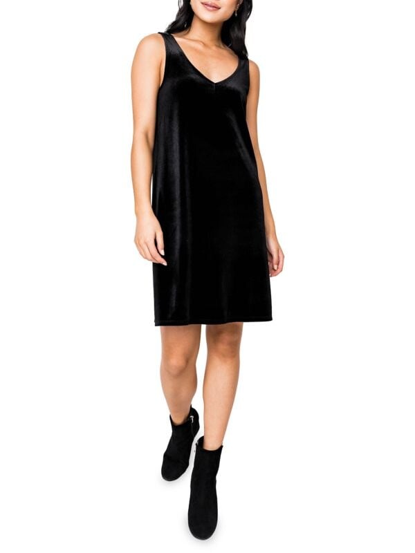 

Бархатное платье прямого кроя gibsonlook без рукавов, черный