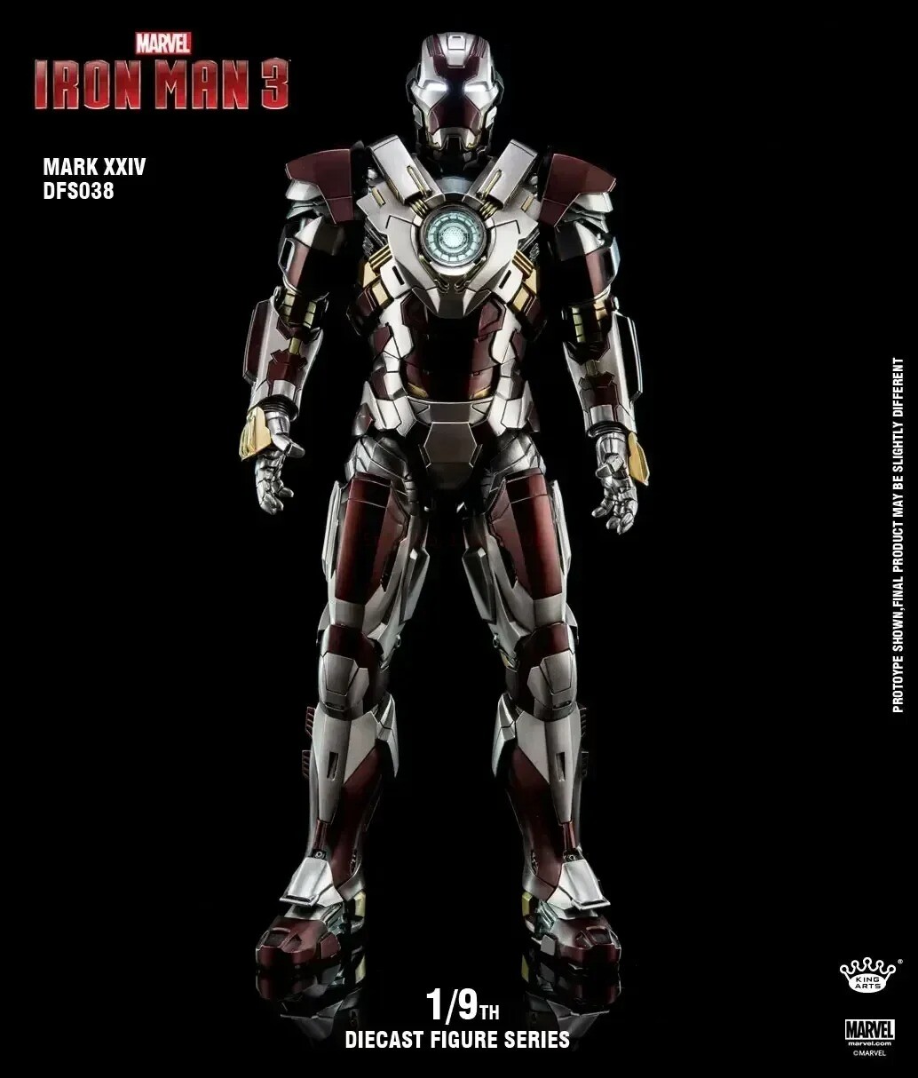 

Коллекционная фигурка King Arts 1:9 Scale Iron Man, Mark XXIV, 24 см