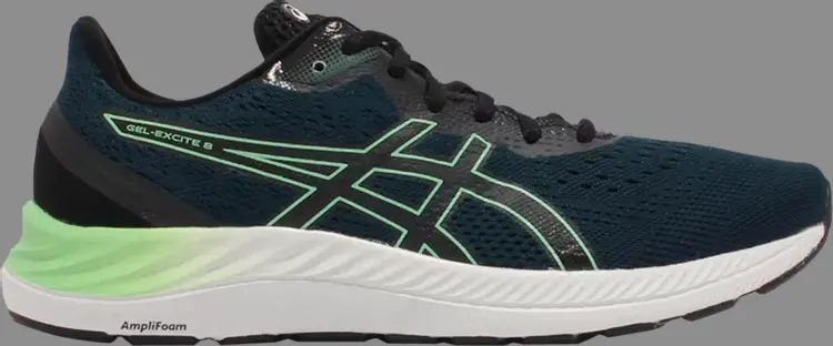 

Кроссовки gel excite 8 'french blue bright lime' Asics, синий