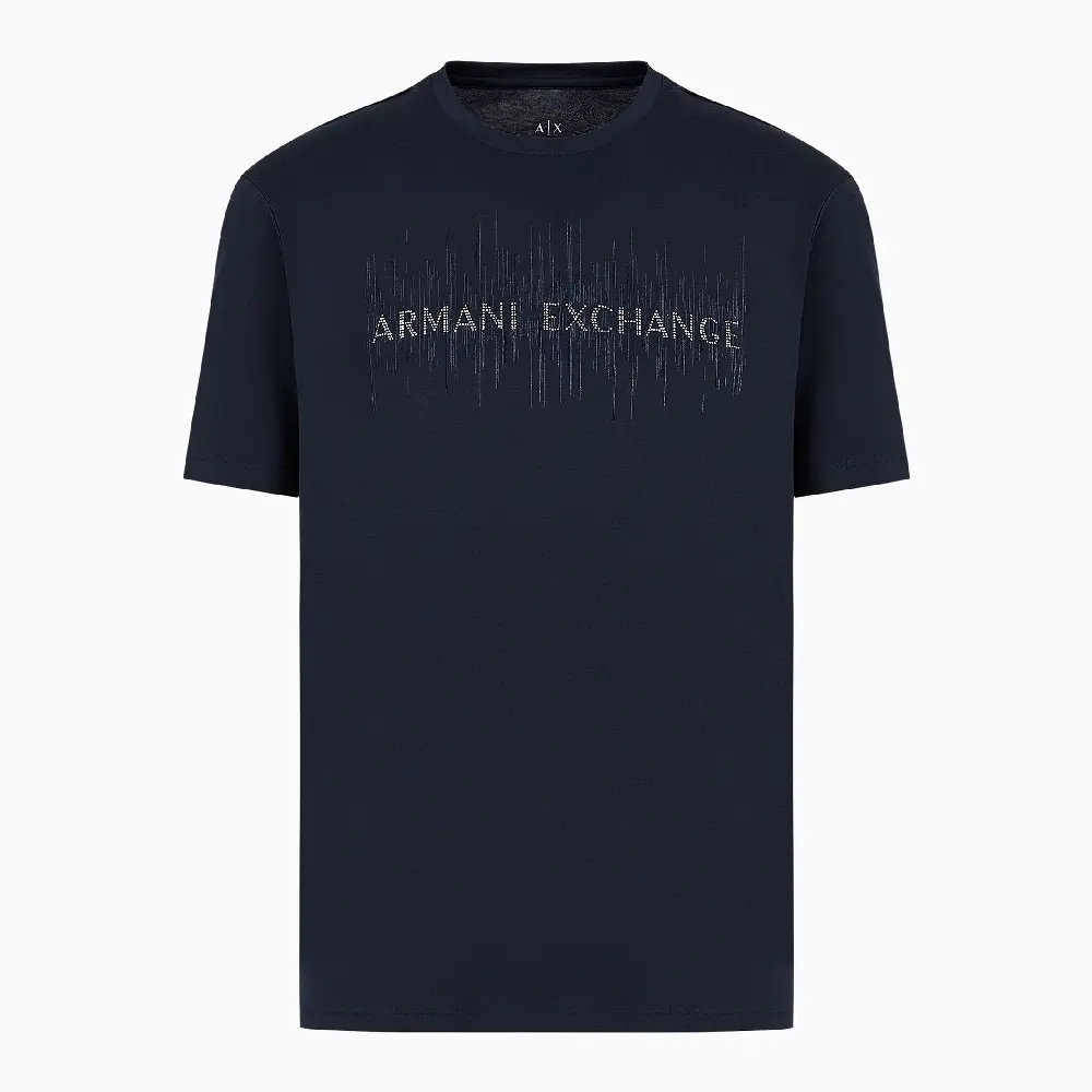 

Футболка Armani Exchange Regular Fit, темно-синий