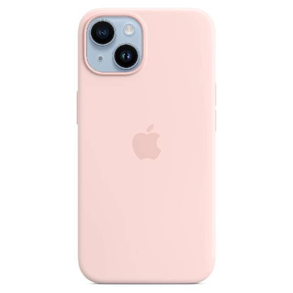 

Чехол силиконовый Apple iPhone 14 с MagSafe, chalk pink