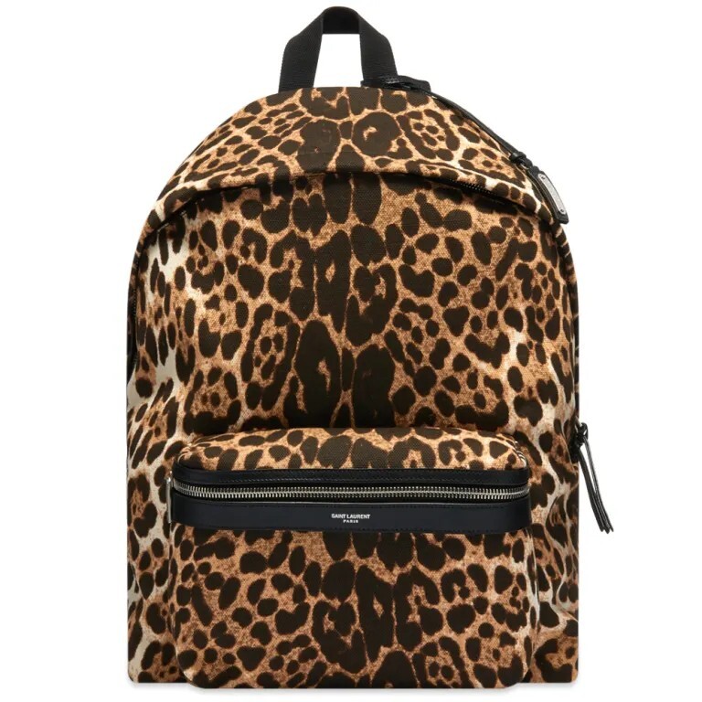 

Рюкзак Saint Laurent Leopard City, леопардовый