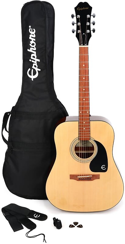 

Набор для акустической гитары Epiphone Songmaker (DR-100) — натуральный PPAG-EA10NANH1