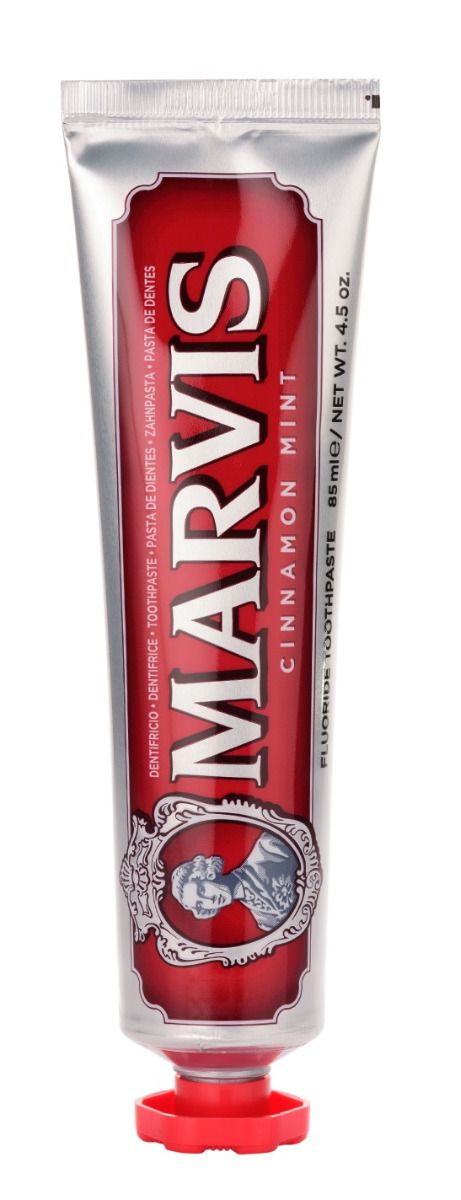 цена Marvis Cinnamon Mint Зубная паста, 85 ml