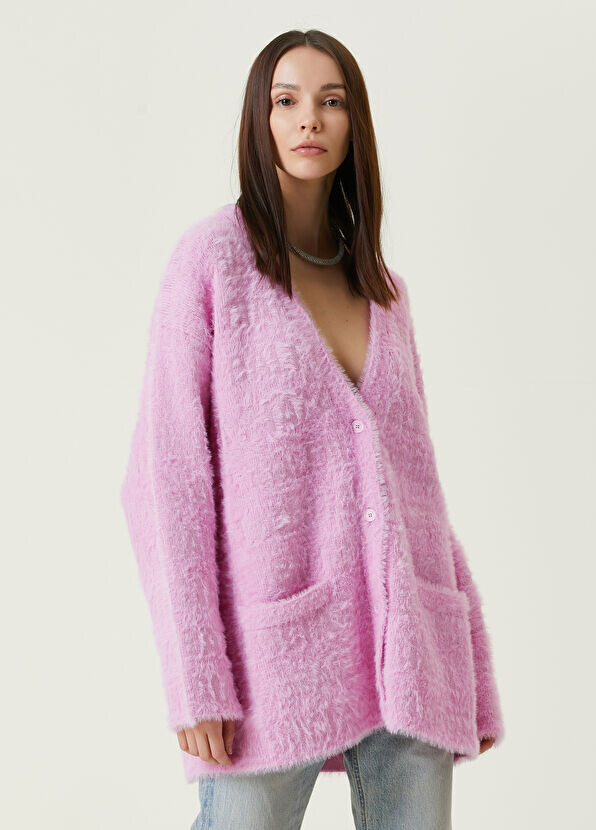 

Шерстяной кардиган Balenciaga, розовый
