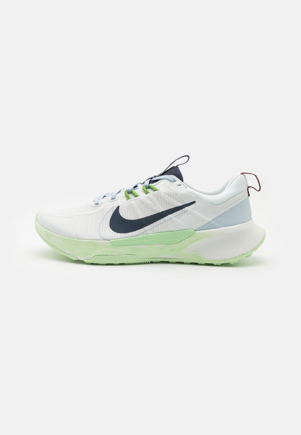 кроссовки для бега по пересеченной местности Juniper 2 Nike, цвет summit white/thunder blue/vapor green/chlorophyll/night maroon/light armory blue спортивные носки ankle unisex 2 pack nike цвет photo blue ashen slate vapor green photo blue vapor green