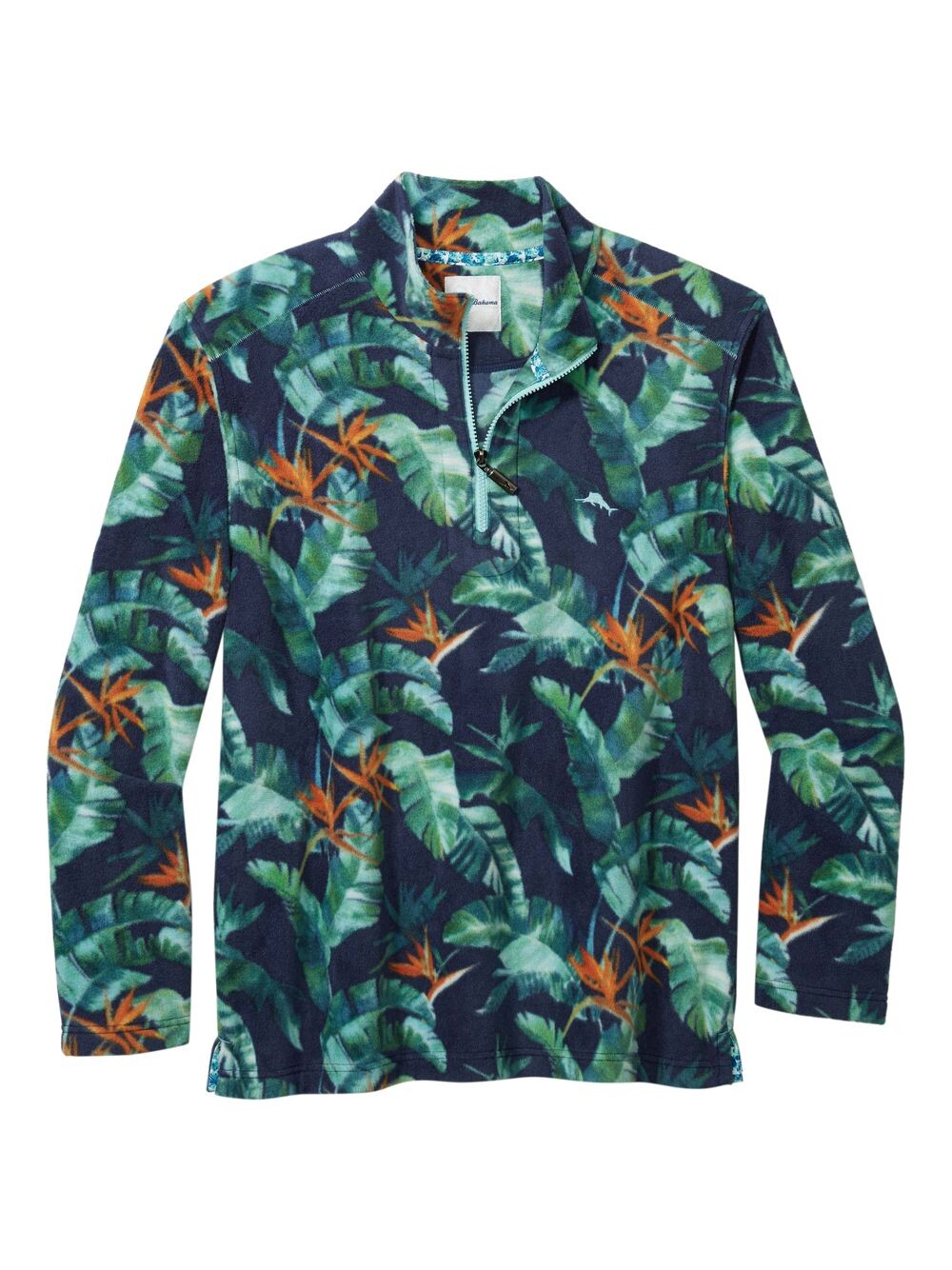 

Рубашка Cloud Peak с молнией до половины Tommy Bahama, синий